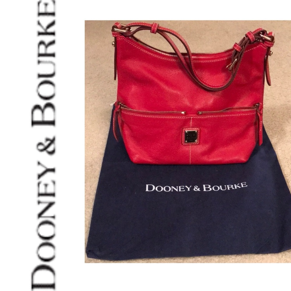Dooney & Bourke Red Hobo Bag